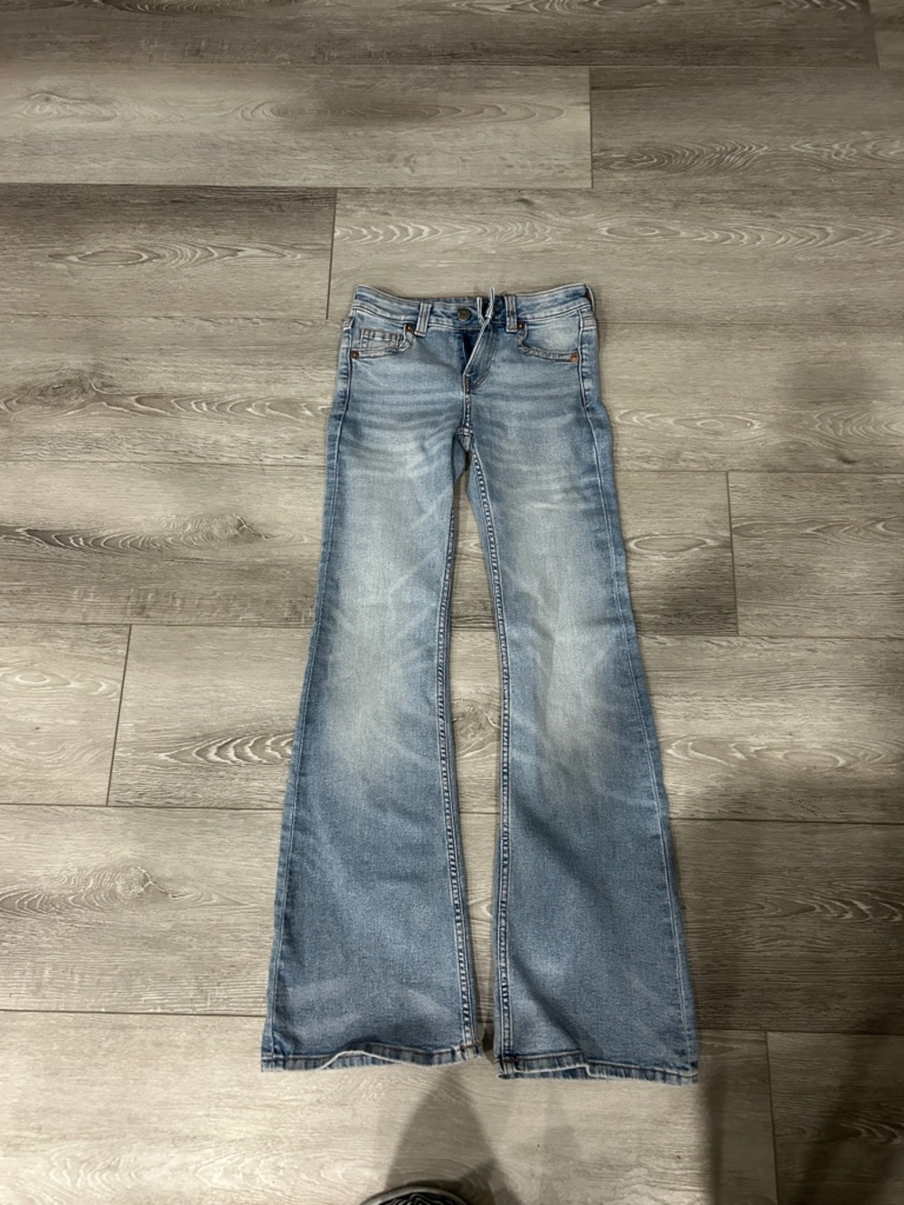 H&M Light Blue Flared Jeans